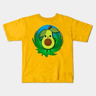 Kawaii Avocado Kids T-Shirt